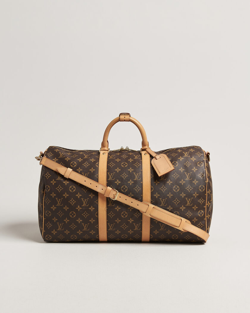 Louis Vuitton Pre-Owned Keepall Bandouliére 50 Monogram – Marrone