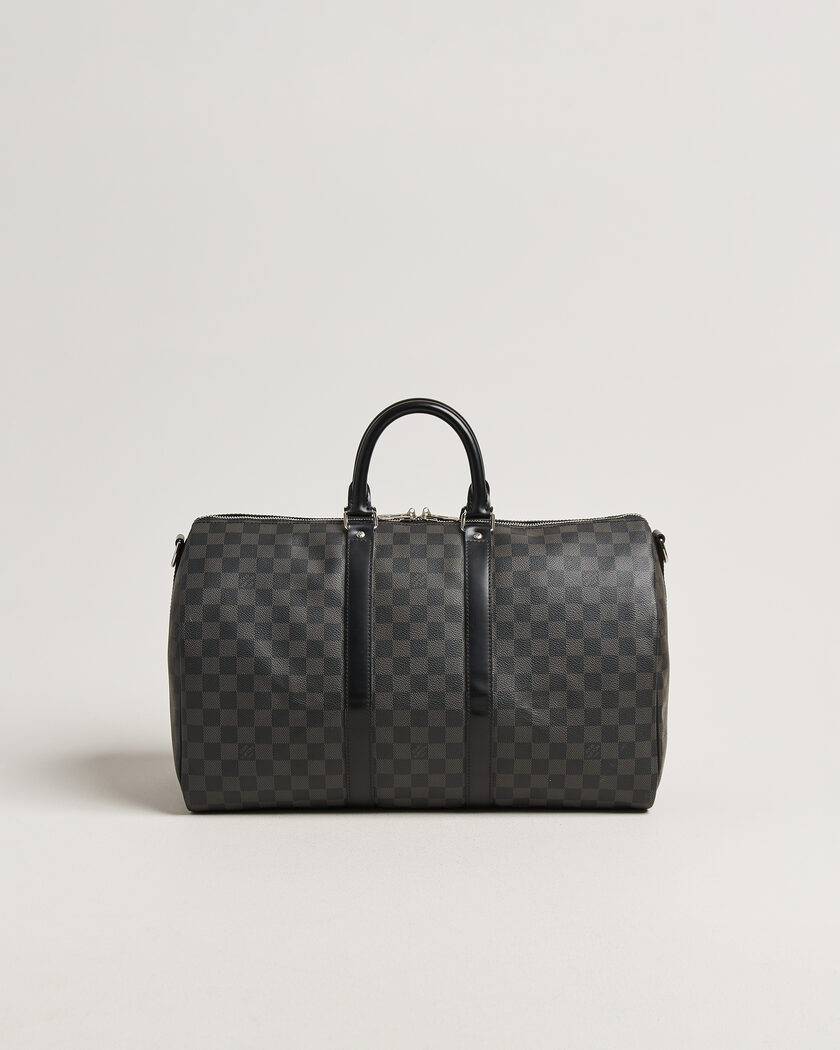 Louis Vuitton Pre-Owned Keepall Bandouliére 45 Damier Graphite – Grigio