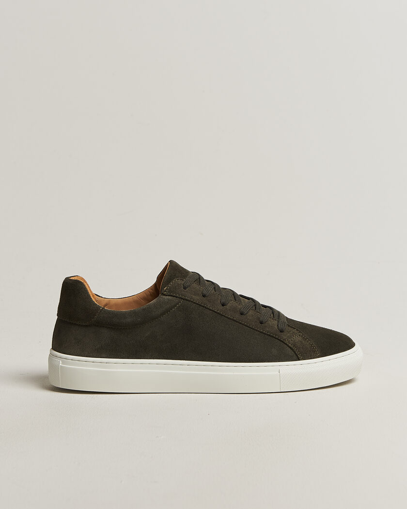 A Day's March Marching Suede Sneaker Olive – Verde