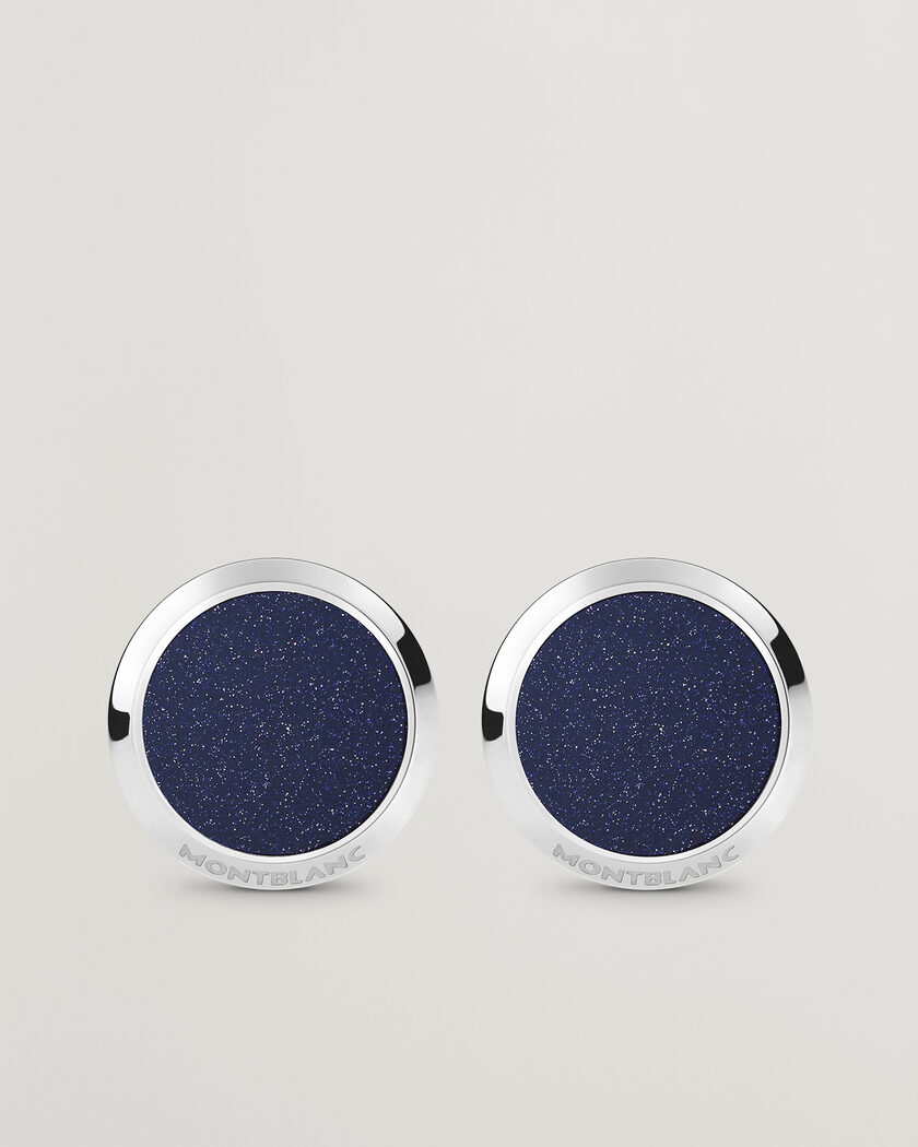 Montblanc Meisterstück Cufflinks Blue Goldstone – Blu
