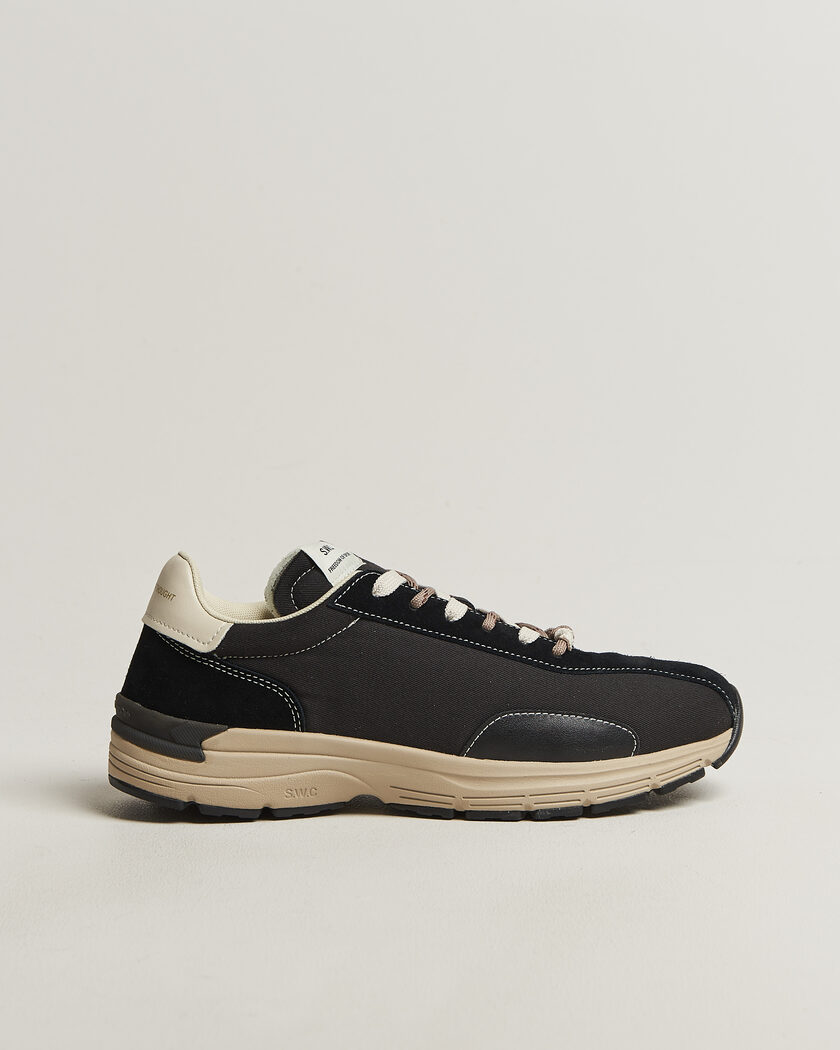 Stepney Workers Club Legion Suede Twill Sneaker Black – Nero