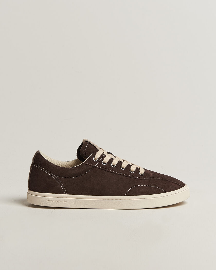 Stepney Workers Club Surma Suede Sneaker Dark Brown – Marrone