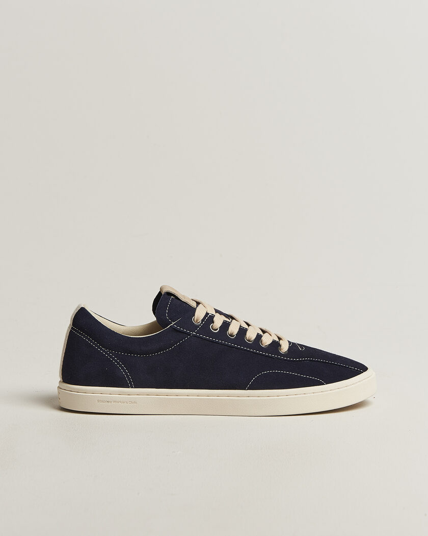 Stepney Workers Club Surma Suede Sneaker Navy – Blu