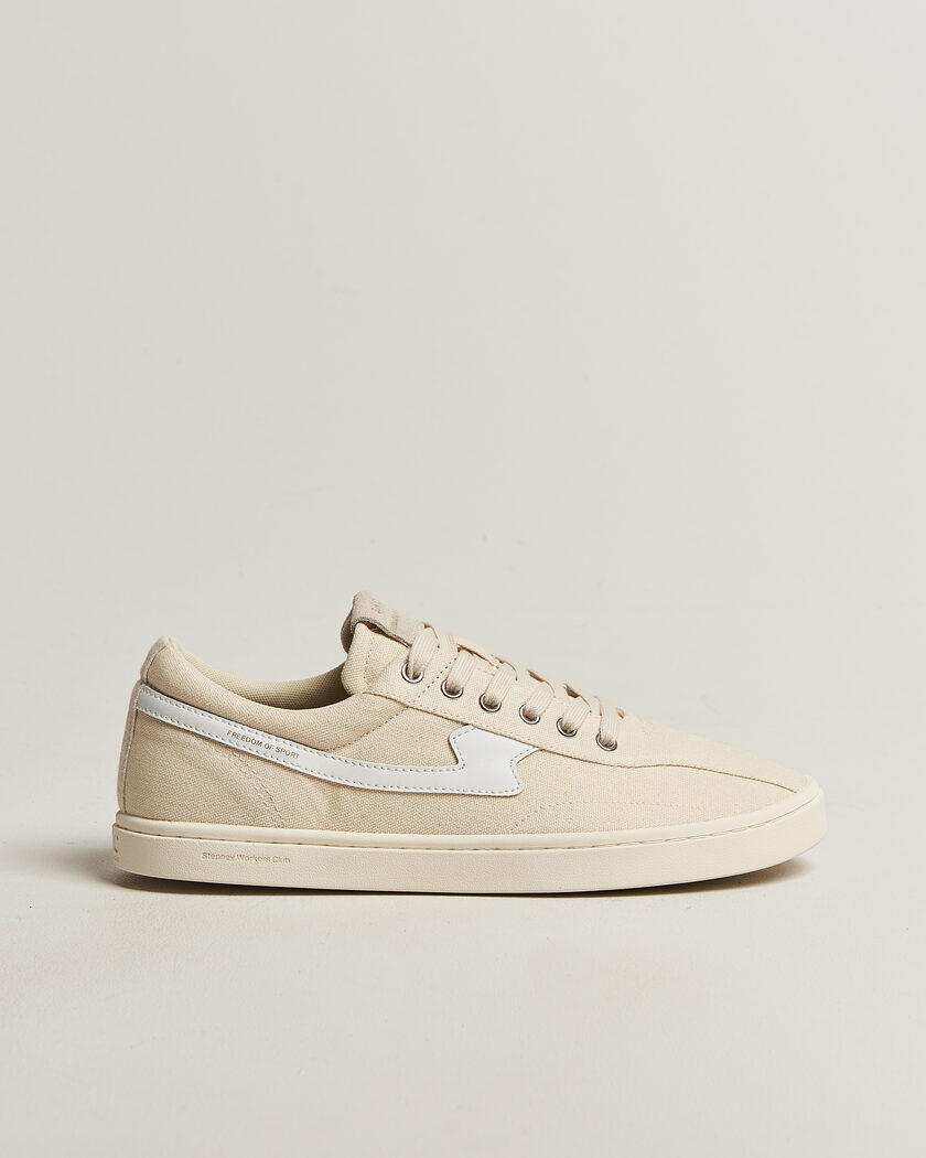 Stepney Workers Club Surma S-Strike Canvas Sneaker Ecru – Bianco