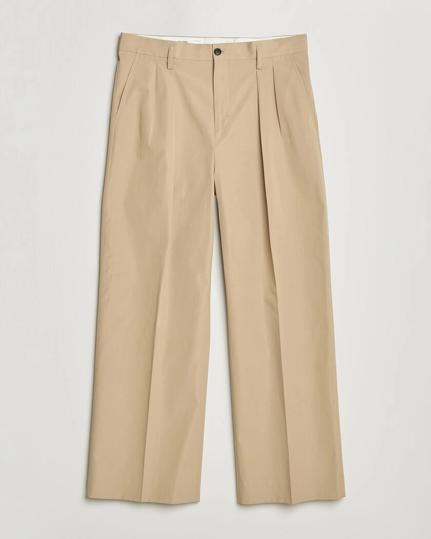 Filippa K Milo Cotton Trousers Canvas Beige – Beige