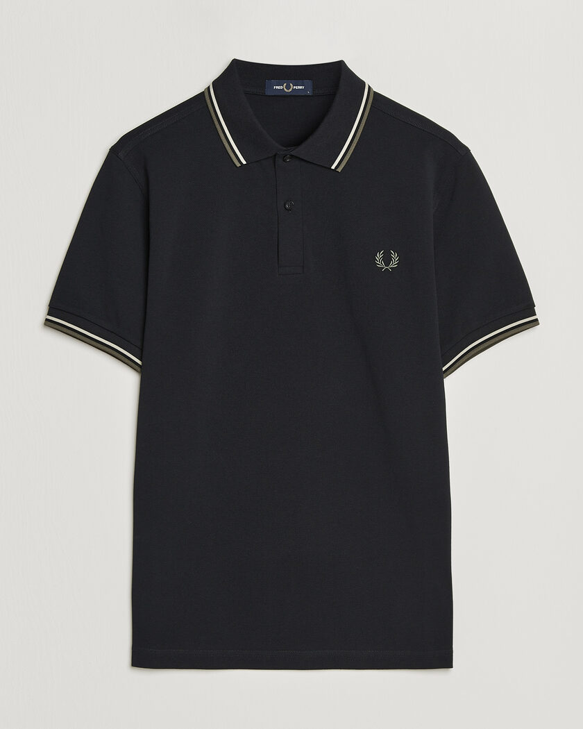 Fred Perry Twin Tipped Polo Shirt Black – Nero