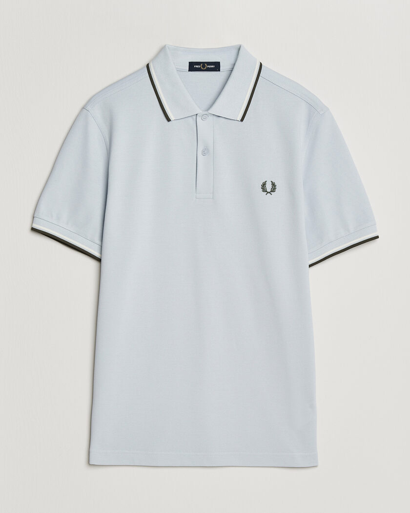 Fred Perry Twin Tipped Polo Shirt Dusky Blue – Blu