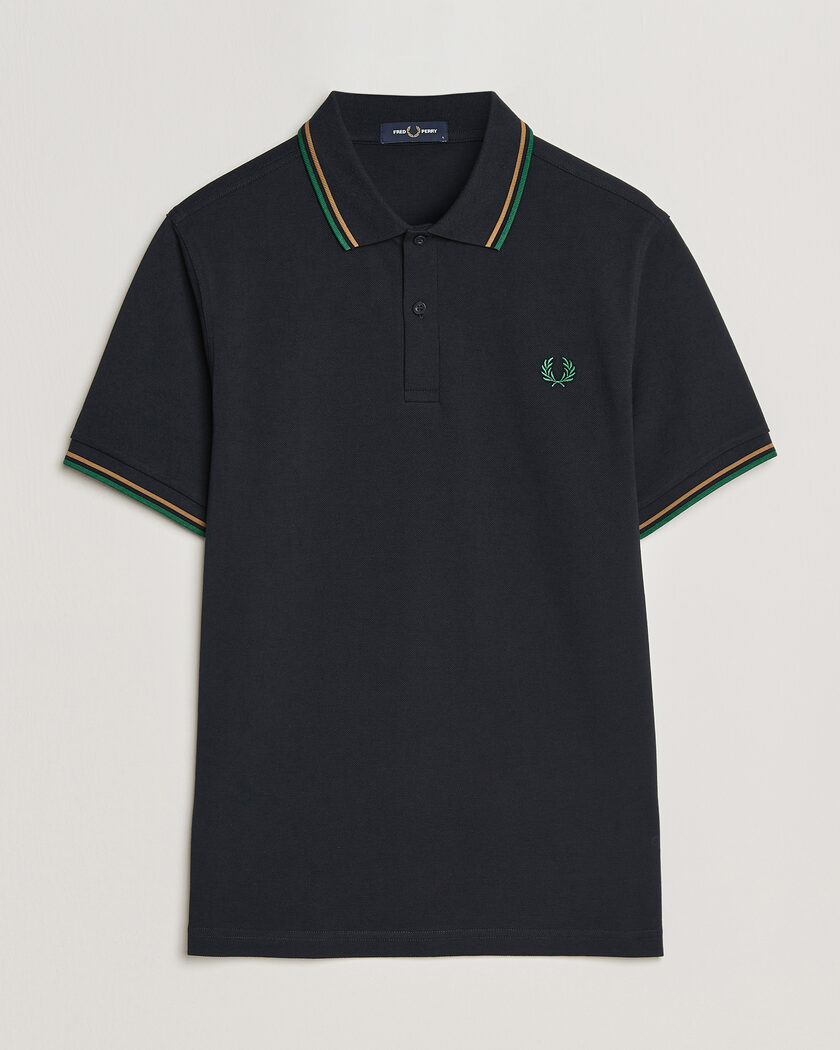 Fred Perry Twin Tipped Polo Shirt Navy – Blu