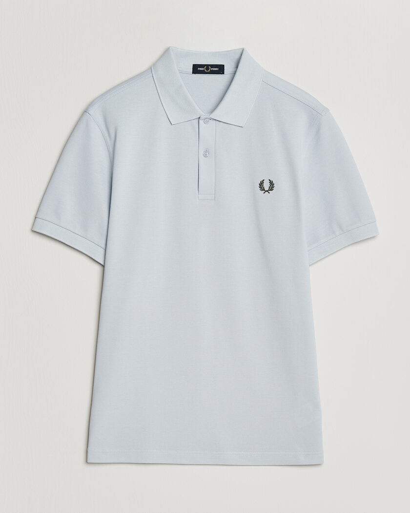 Fred Perry Plain Polo Shirt Dusty Blue – Blu