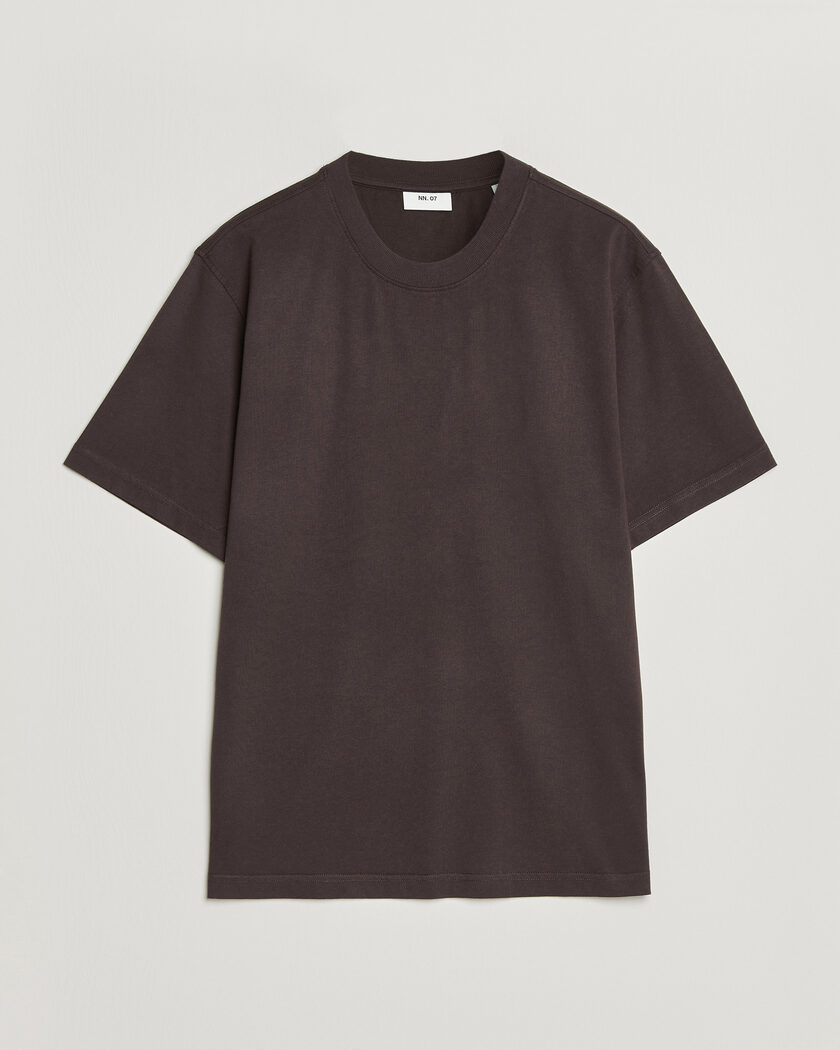 NN07 Adam Crew Neck T-Shirt Dusky Port – Marrone