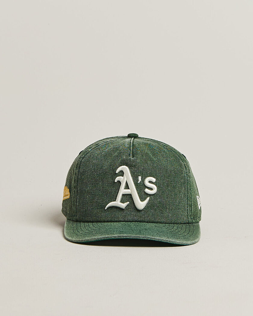 New Era 9Twenty Washed Cotton Cap Oakland Athletics  – Verde
