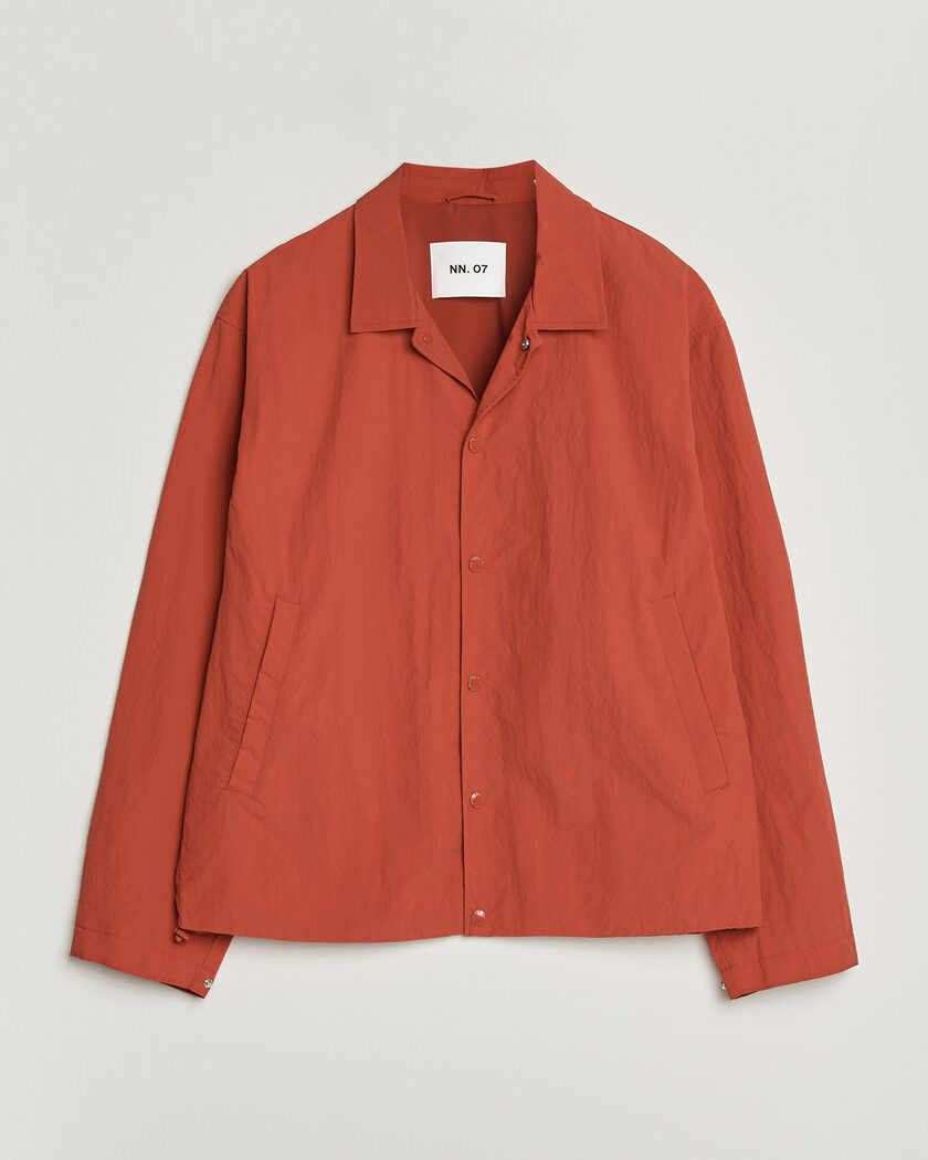NN07 Frenton Coach Jacket Sienna Heat – Rosso