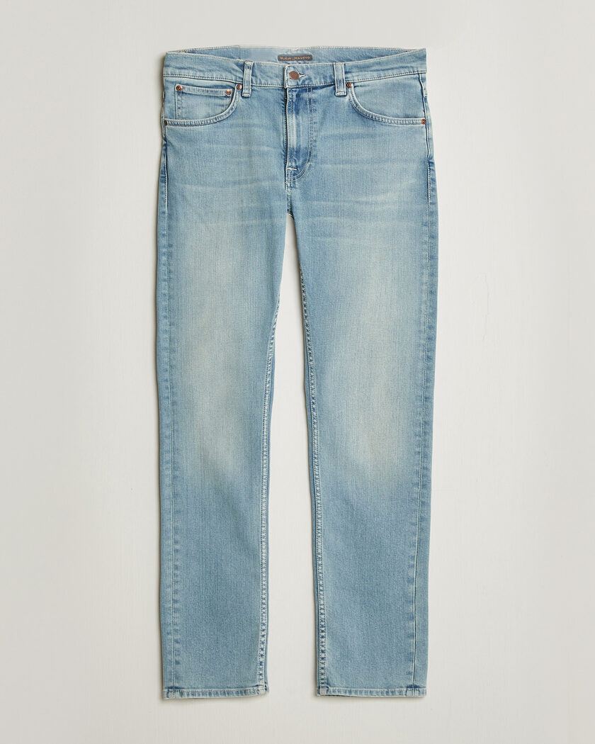Nudie Jeans Lean Dean Jeans Shallow Sea – Blu