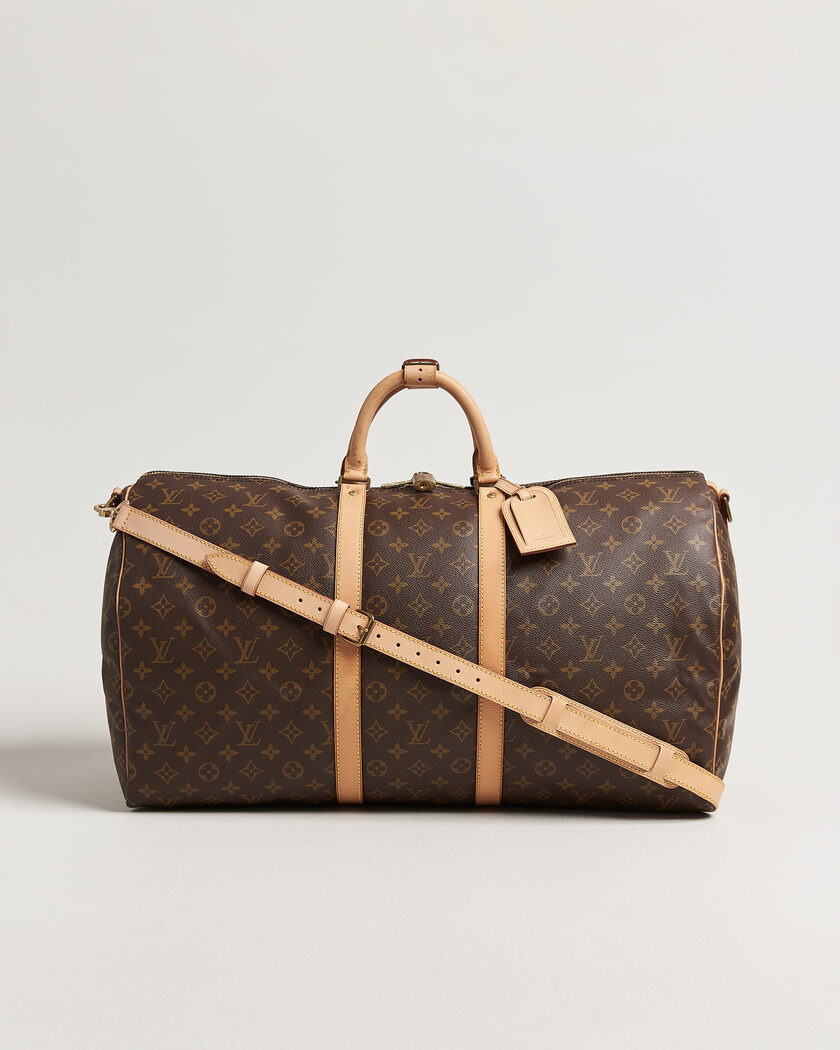 Louis Vuitton Pre-Owned Keepall 55 Bandouliére Monogram – Marrone