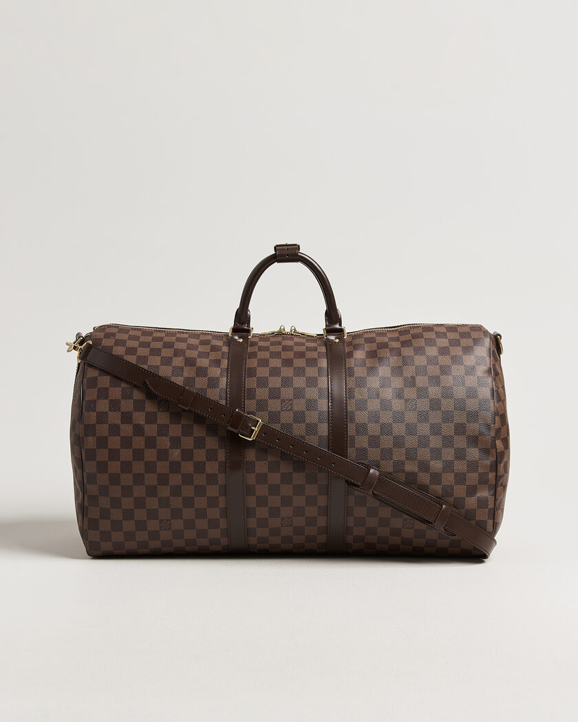 Louis Vuitton Pre-Owned Keepall 55 Bandouliére Damier Ebene – Marrone