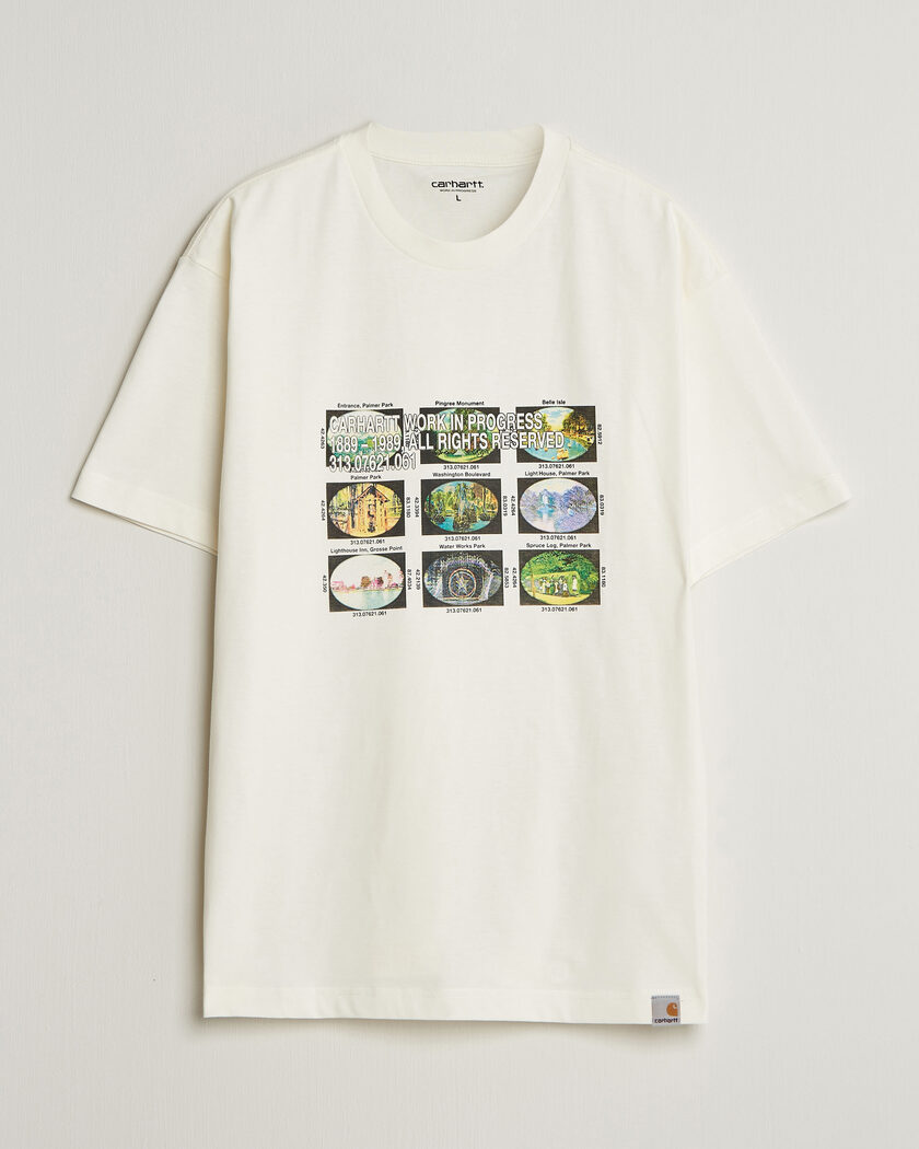 Carhartt WIP Coordinates Printed T-Shirt Wax – Bianco