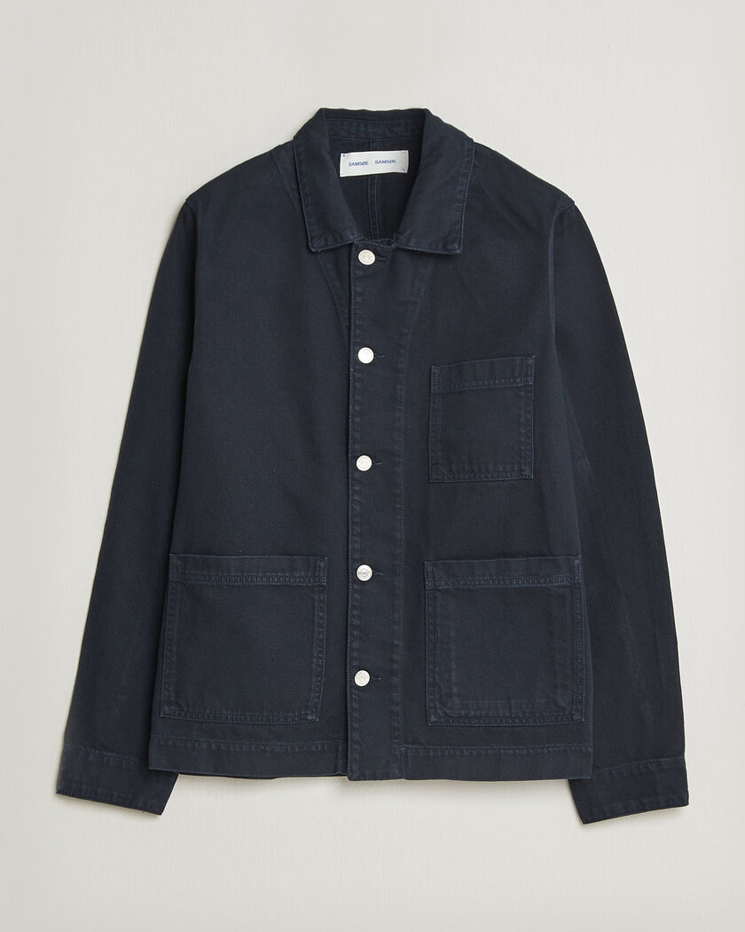 Samsøe Samsøe New Worker Overshirt Salute Navy – Blu