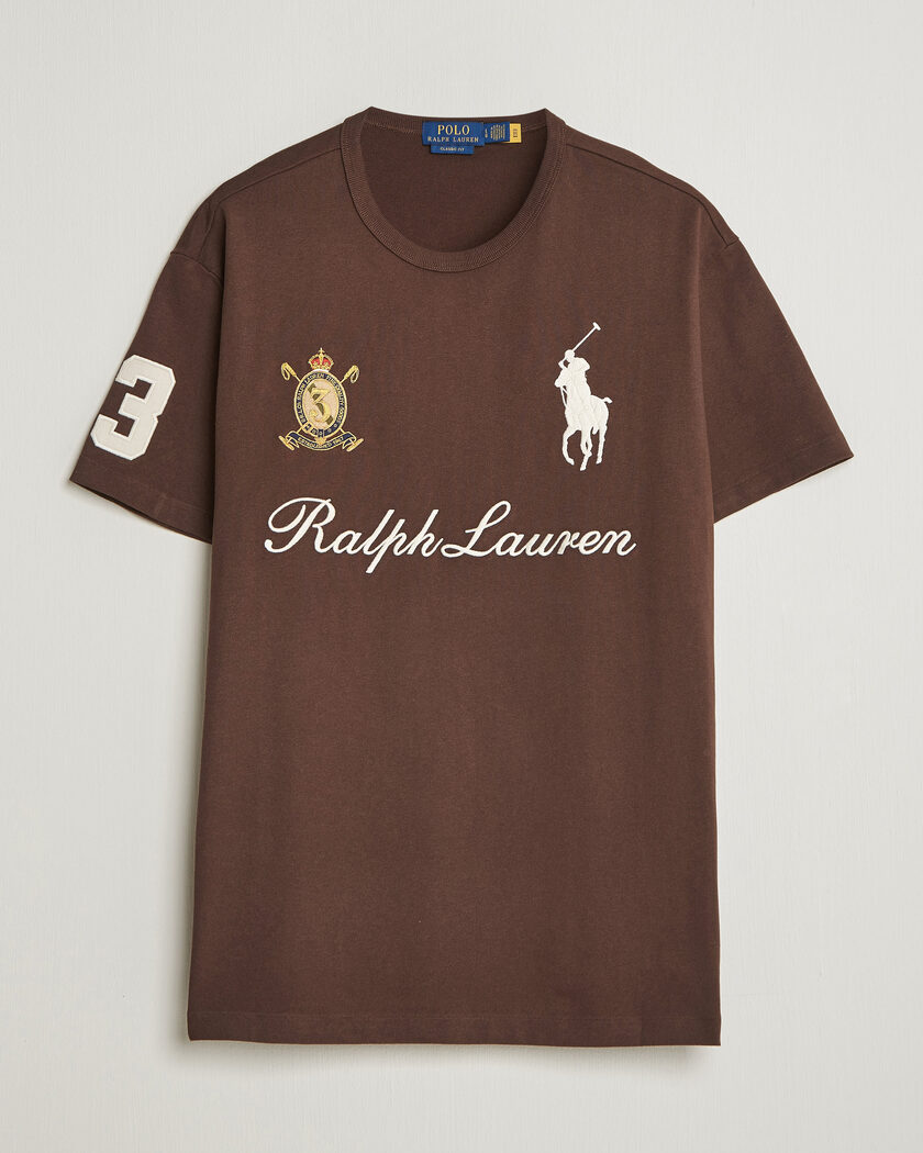 Polo Ralph Lauren Classic Fit Team T-shirt Nutmeg Brown – Marrone