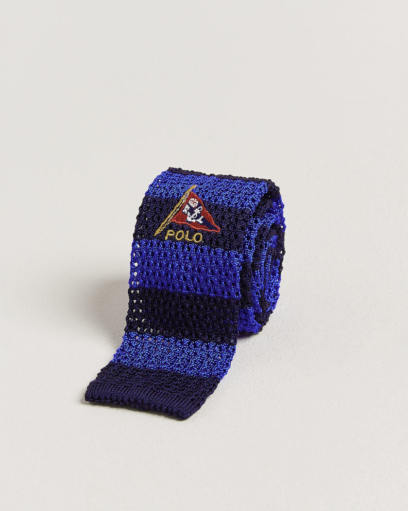 Polo Ralph Lauren Club Stripe Naval Tie Navy/Black – Blu