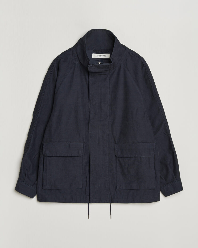 Sunflower Field Jacket Navy – Blu