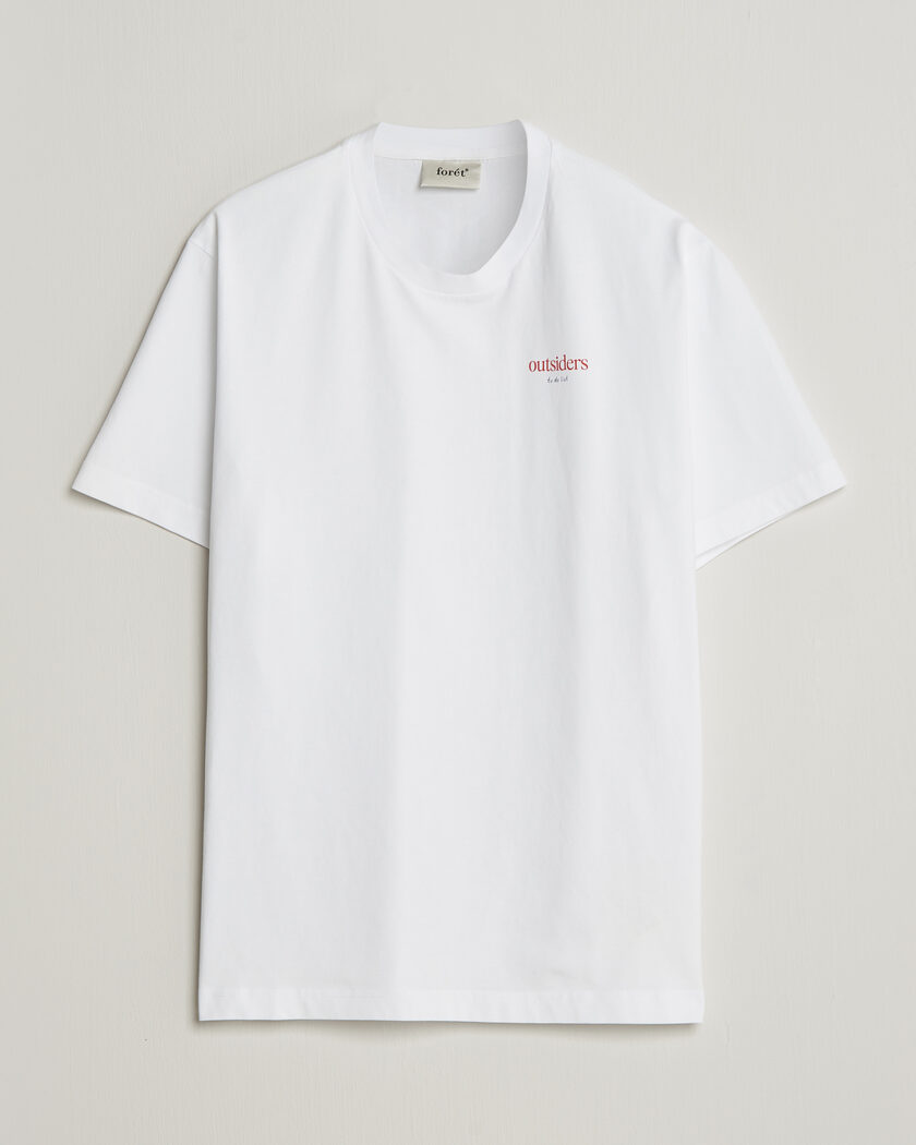 Forét To Do Back Print T-Shirt White – Bianco