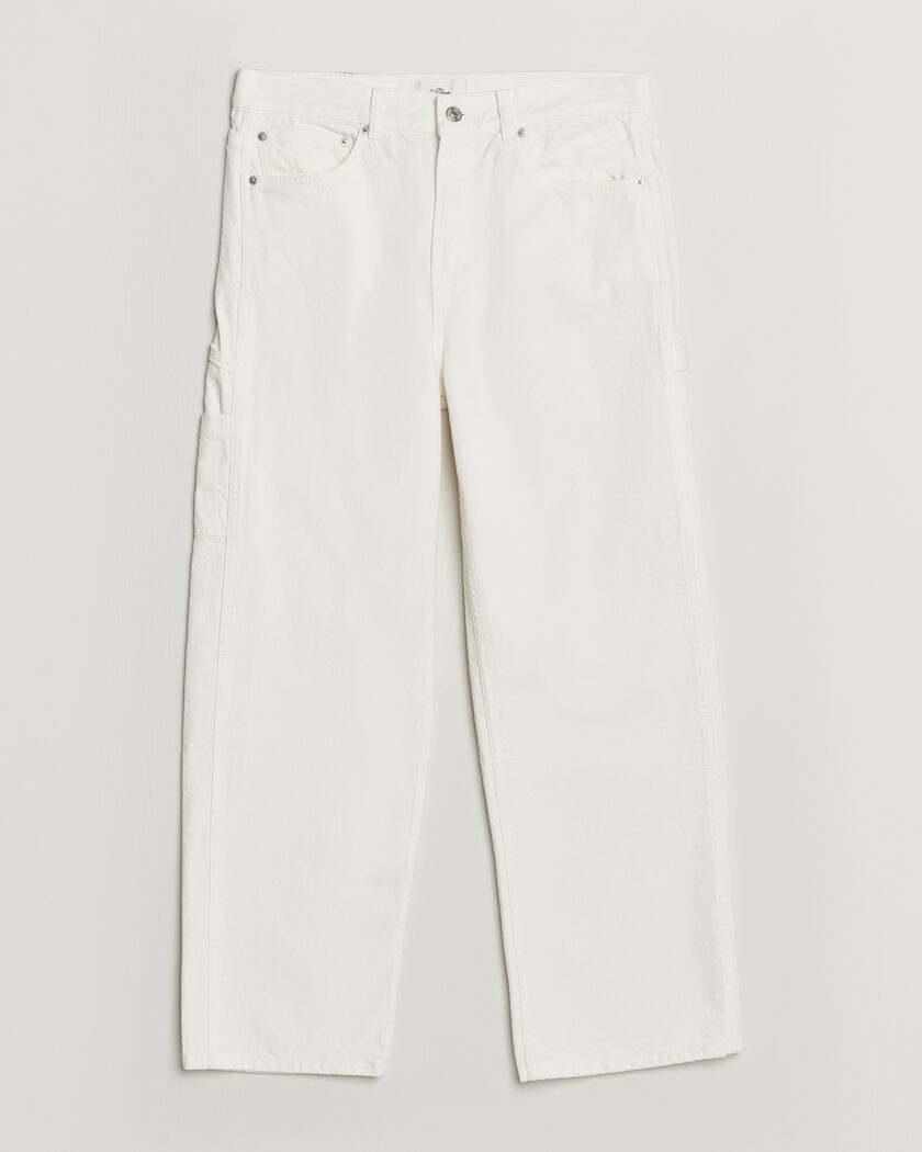 LES DEUX Carpenter Jeans Light Ivory – Bianco