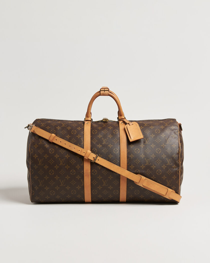 Louis Vuitton Pre-Owned Keepall Bandouliére 55 Monogram – Marrone