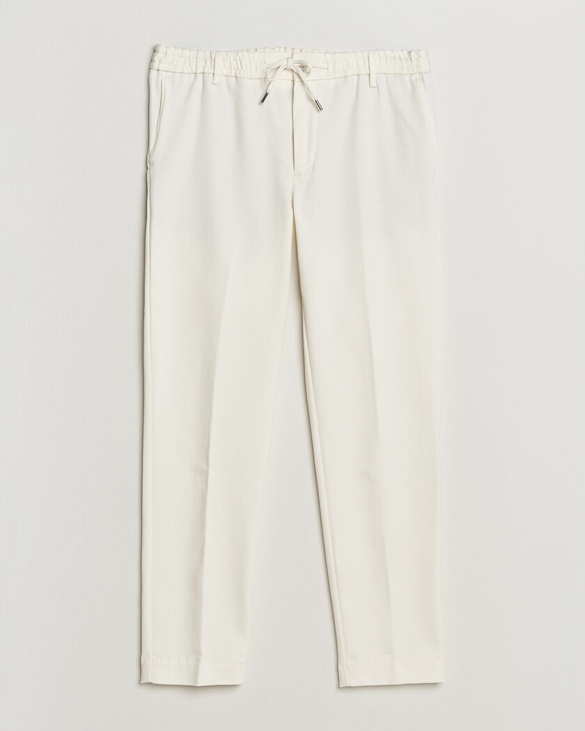 BOSS BLACK Kane Drawstring Trousers Open White – Bianco