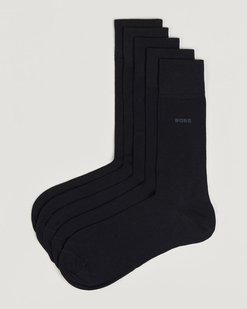 BOSS BLACK 5-Pack RS Uni Socks Dark Blue – Blu