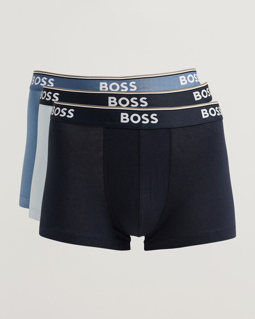 BOSS BLACK 3-Pack Trunk Navy/Blue/Light Blue – Blu