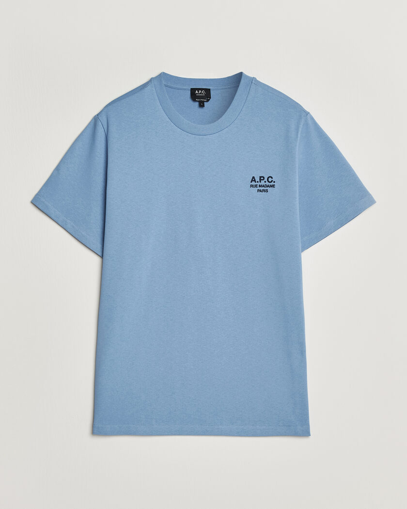 A.P.C. Rue Madame T-Shirt Light Blue – Blu
