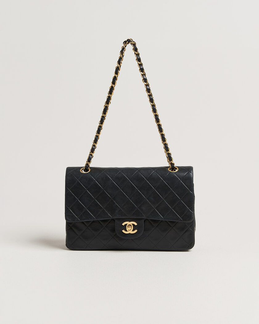 Chanel Pre-Owned Classic Medium Double Flap Bag Black – Nero