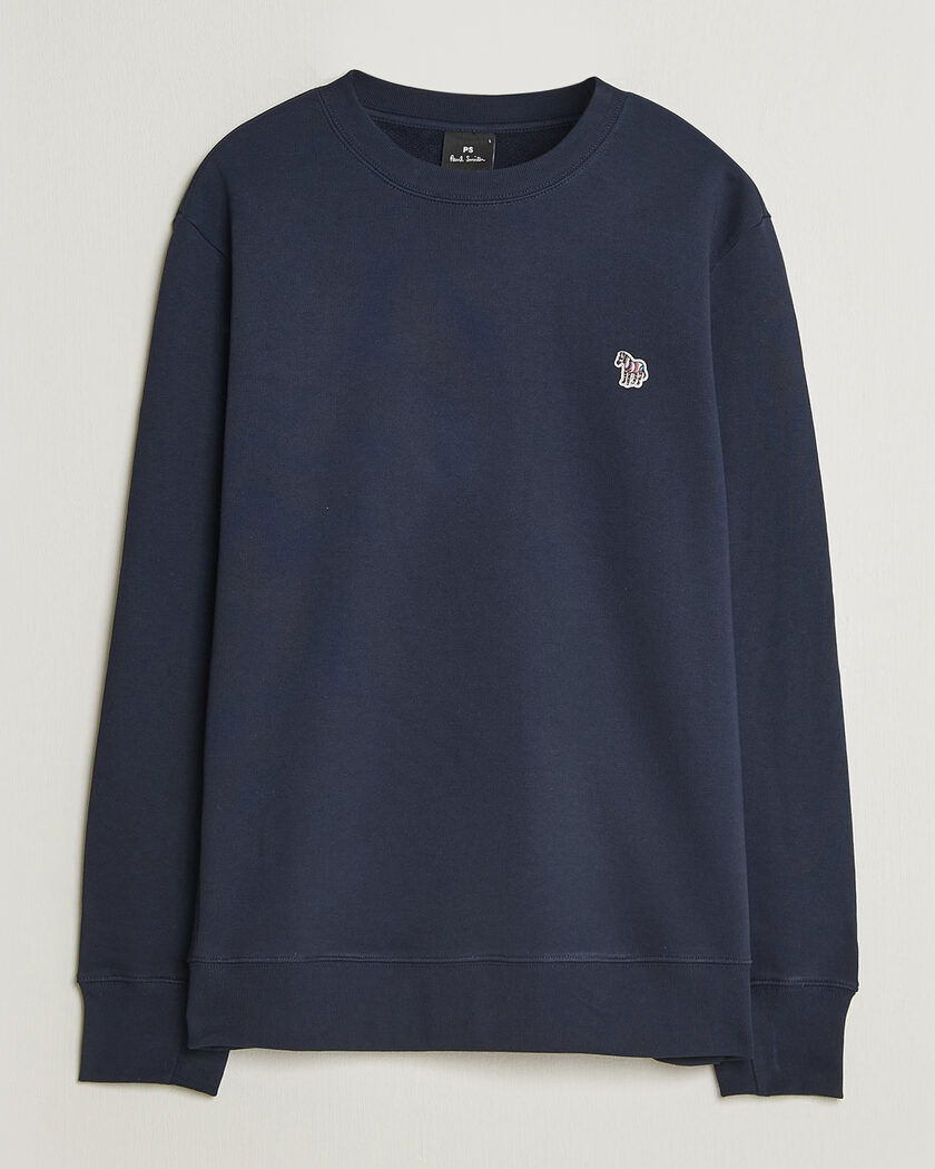 PS Paul Smith Zebra Organic Cotton Sweatshirt Navy – Blu