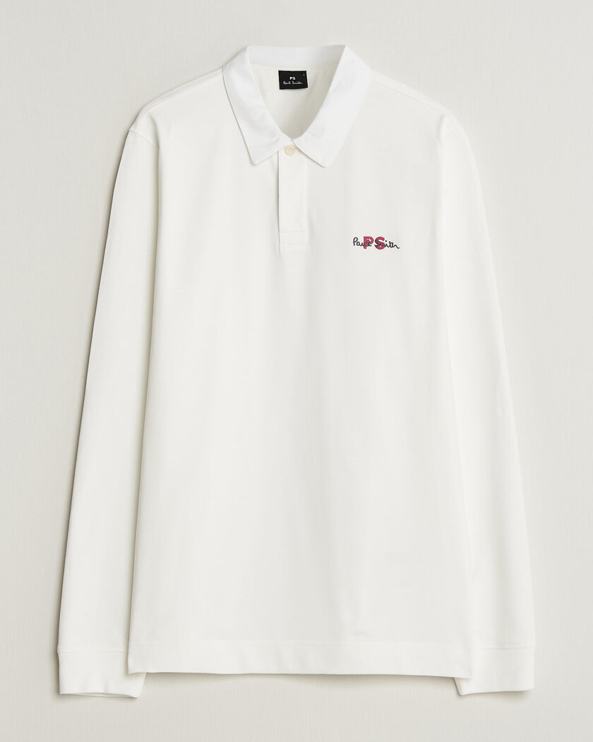 PS Paul Smith Organic Cotton Rugger Off White – Bianco