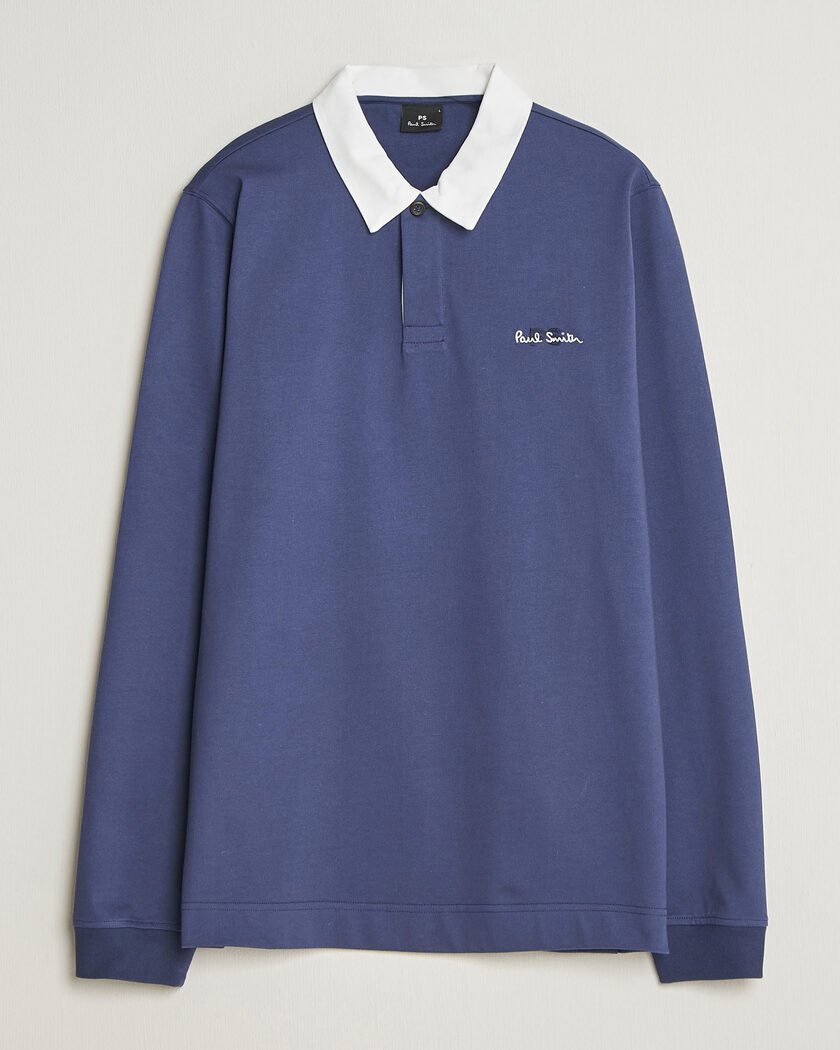PS Paul Smith Organic Cotton Rugger Blue – Blu