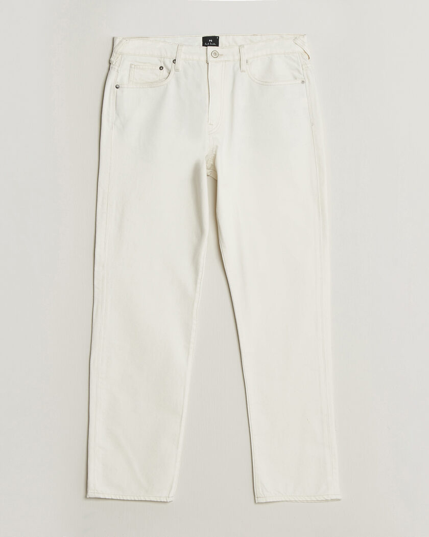 PS Paul Smith Relaxed Tapered Fit Jeans Off White – Bianco