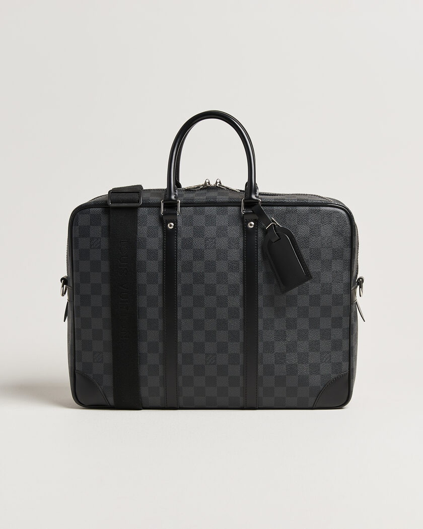 Louis Vuitton Pre-Owned Porte Documents Voyage Damier Graphite – Nero