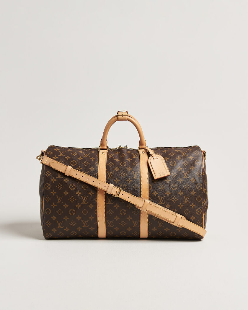 Louis Vuitton Pre-Owned Keepall 50 Bandouliére Monogram – Marrone