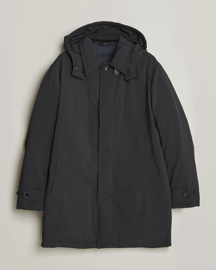 Brioni Performa Down Coat Navy – Blu