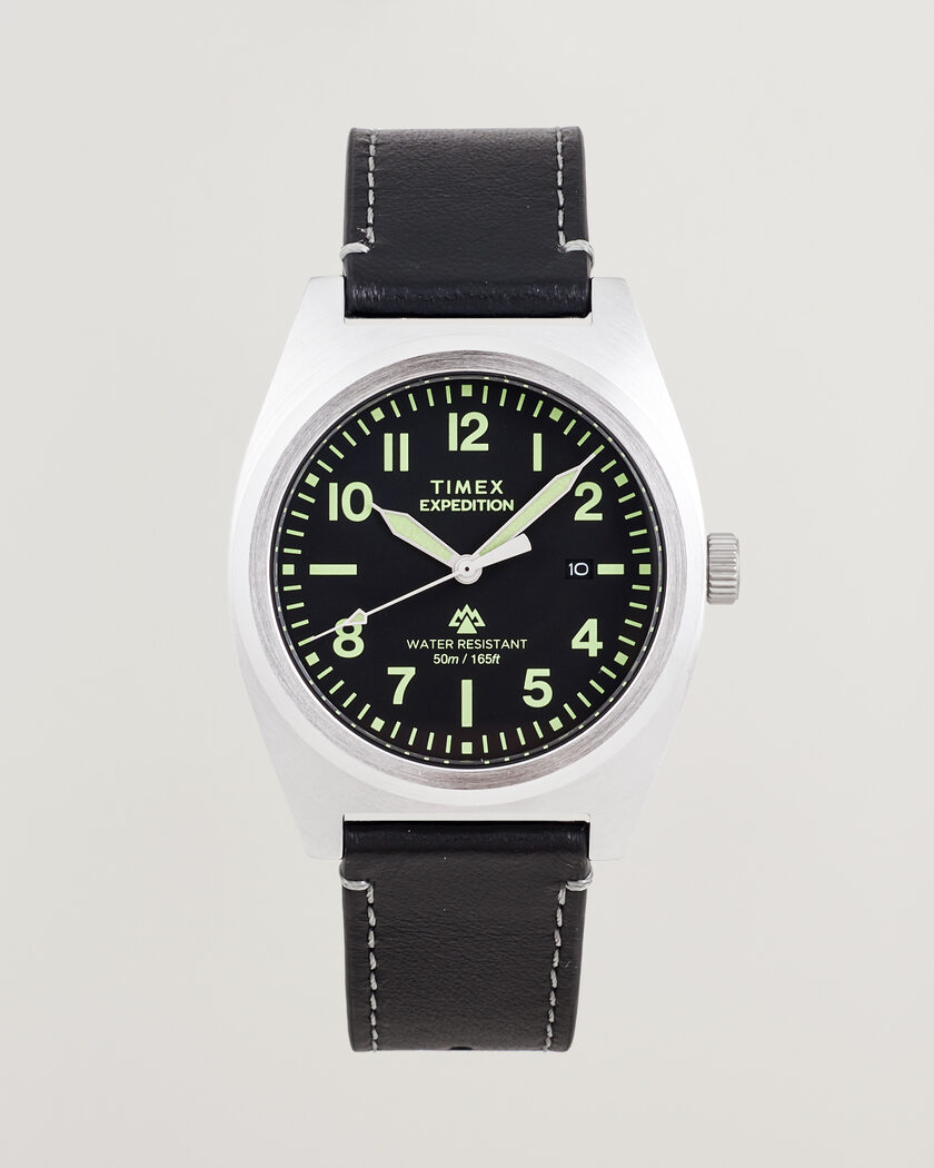 Timex Expedition North Capstone Leather Strap 39mm Black Dial – Nero
