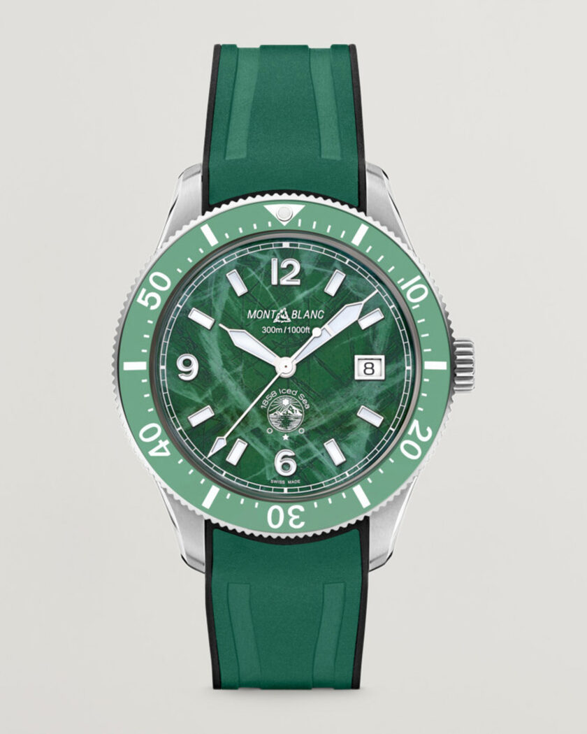 Montblanc Iced Sea Automatic Date Rubber Strap Green – Verde