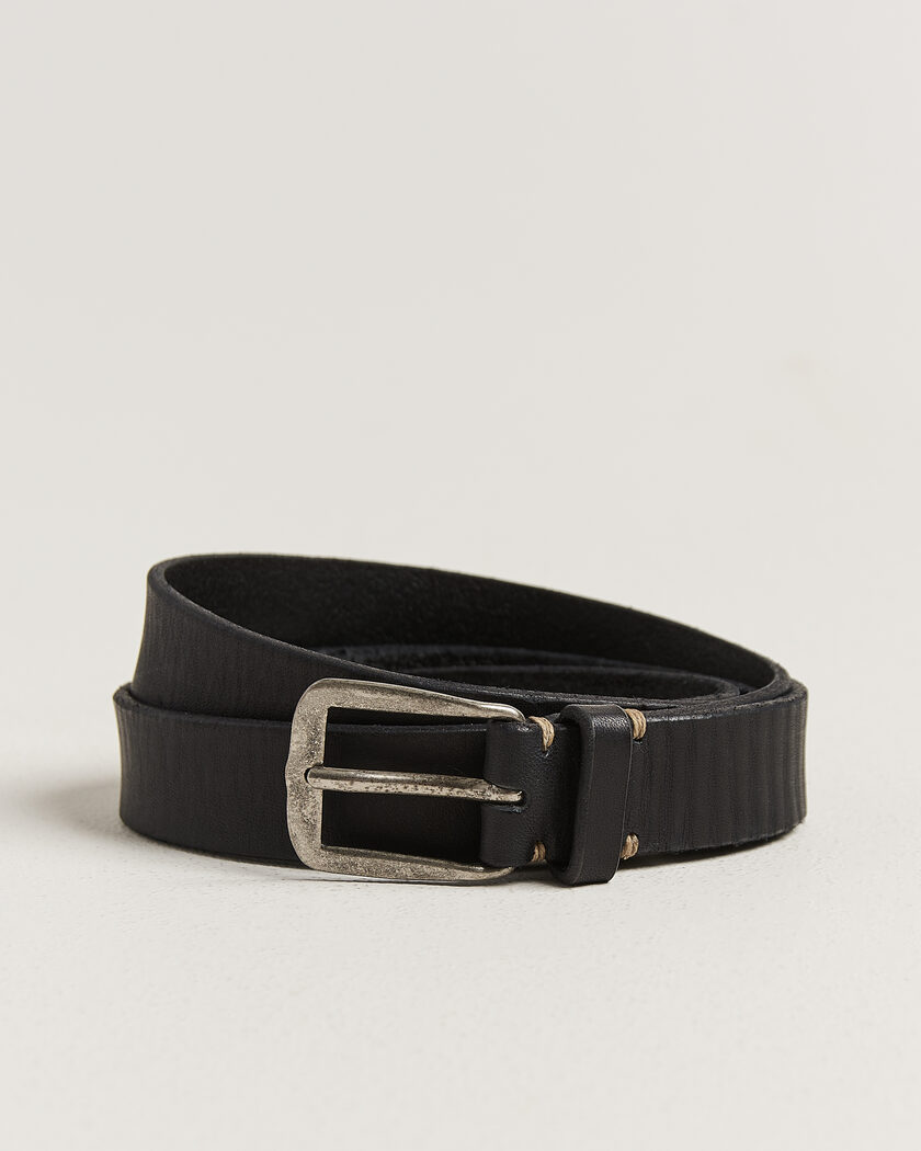 Massimo Alba Budapest Belt Black Calf – Nero
