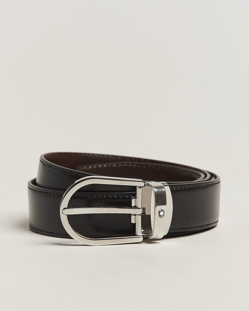 Montblanc Meisterstück Horseshoe 30mm Reversible Belt Black/Brown – Marrone