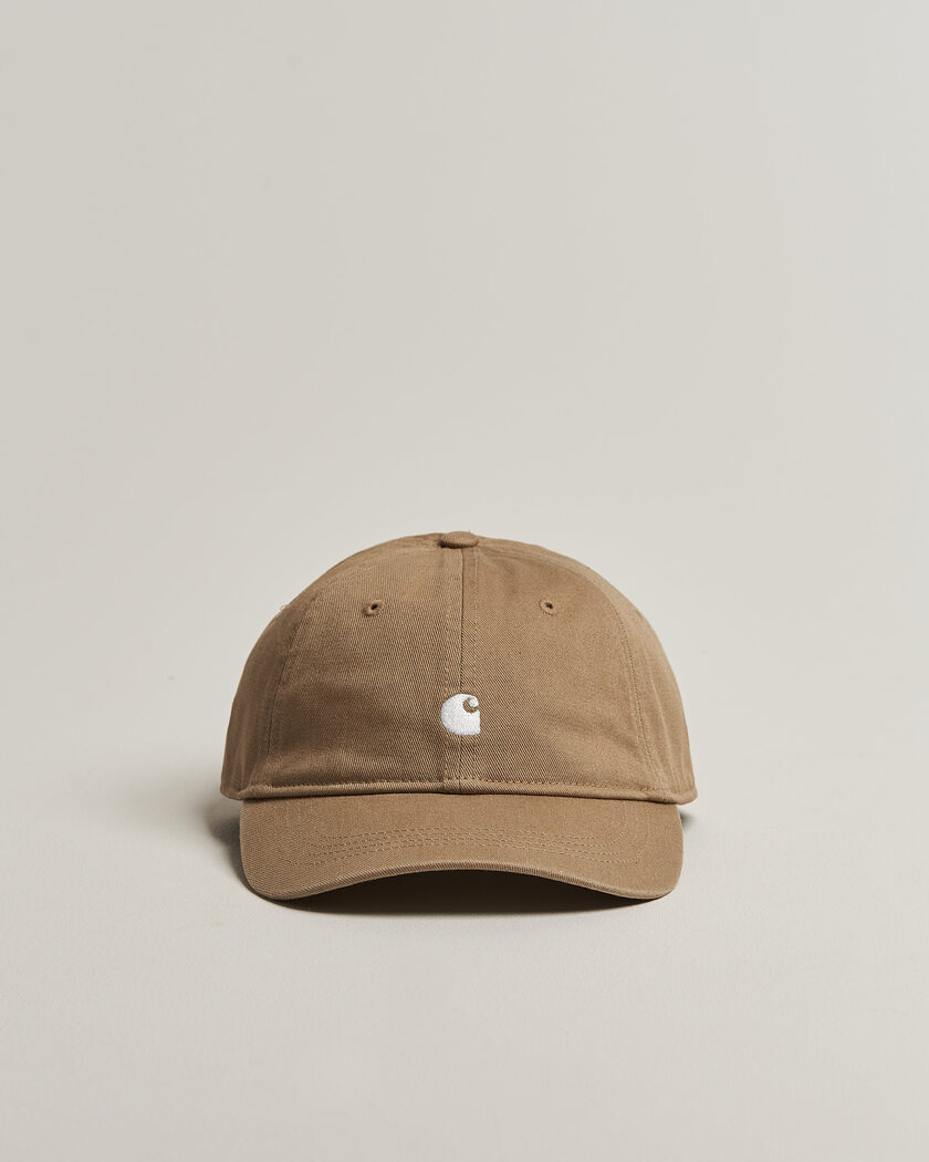 Carhartt WIP Madison Logo Cap Leather – Marrone