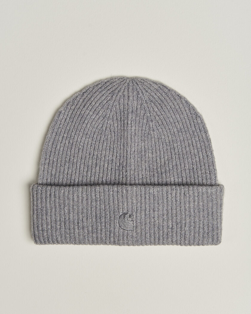 Carhartt WIP Curtis Tonal Logo Beanie Shady Grey – Grigio