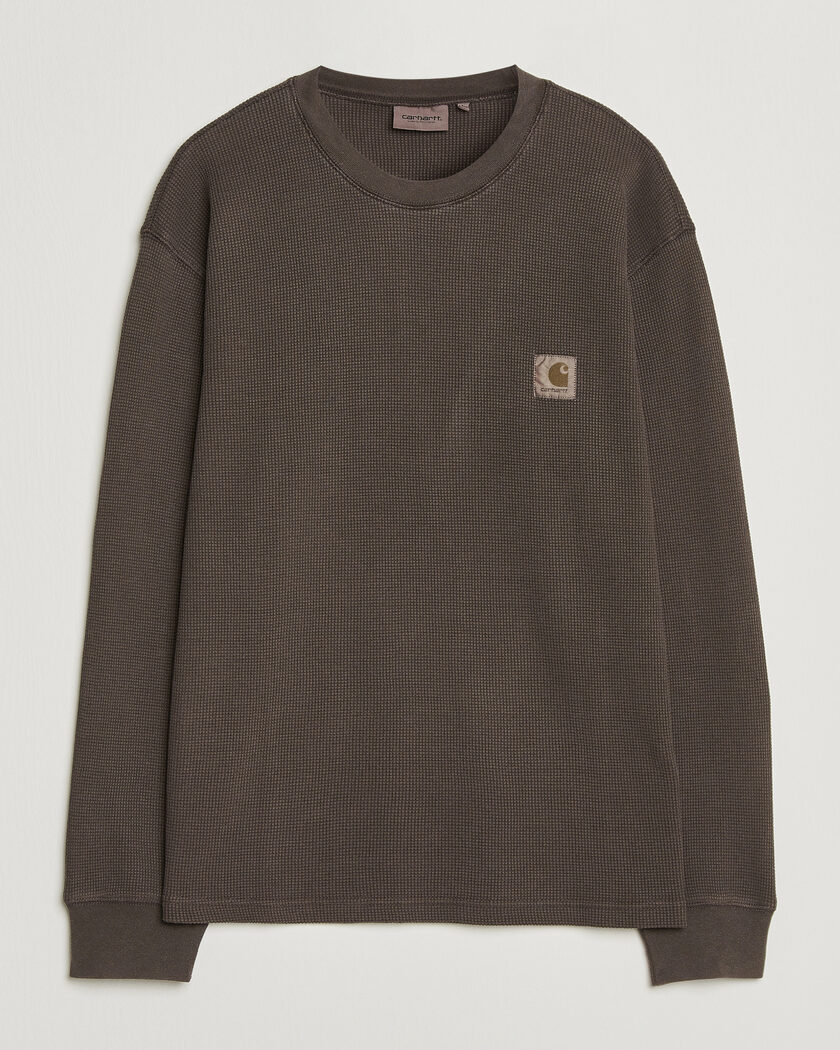  Carhartt WIP Long Sleeve Waffle T-Shirt Tobacco – Marrone
