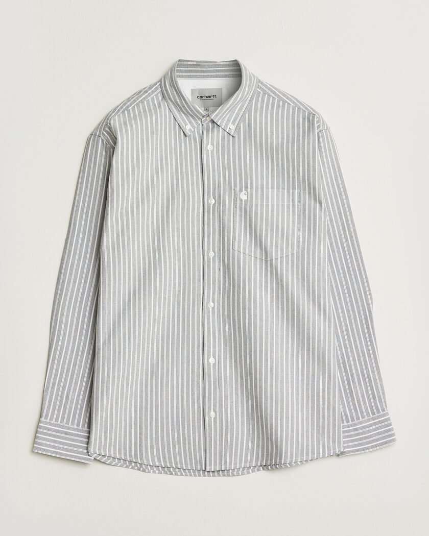 Carhartt WIP Canan Striped Oxford Shirt Black – Nero