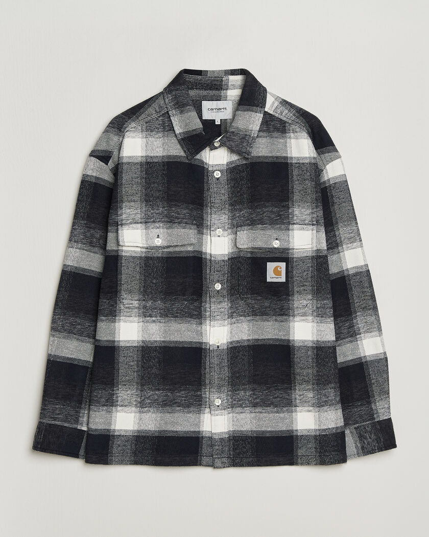 Carhartt WIP Esterson Checked Shirt Dark Navy – Blu