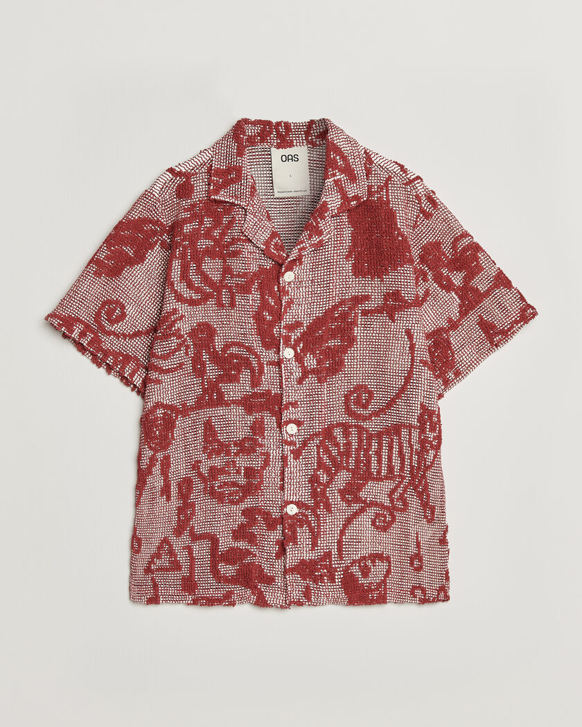 OAS Arcano Cuba Short Sleeve Shirt Red – Rosso