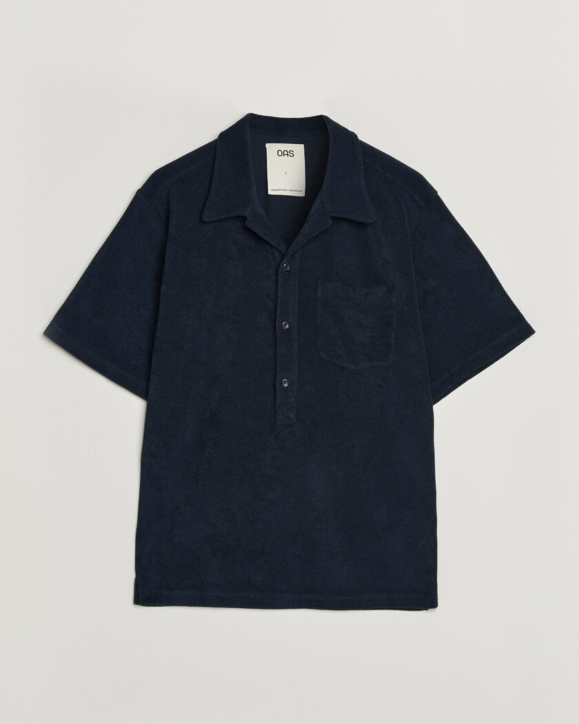 OAS Novo Regular Fit Terry Polo Dark Blue – Blu